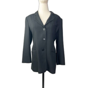 Giorgio Armani Le Collezioni | Sz 8 | Italy | Black Wool Blazer